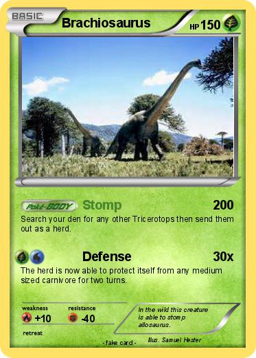 Pokemon Brachiosaurus