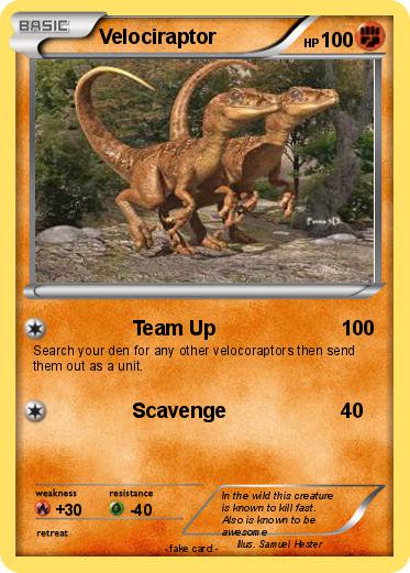 Pokemon Velociraptor