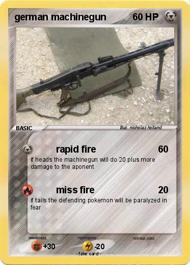 Pokemon german machinegun