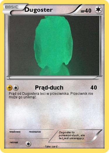 Pokemon Dugoster