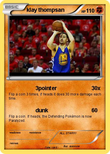 Pokemon klay thompsan