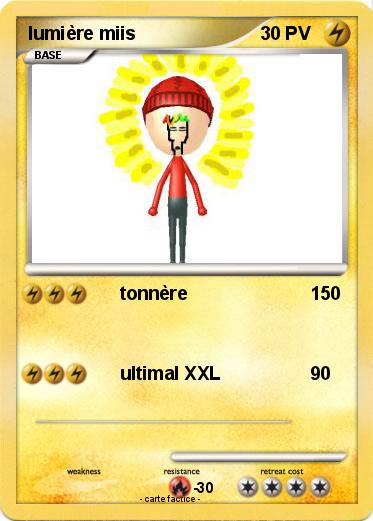 Pokemon lumière miis