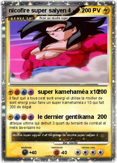 Pokemon nicofire super saiyen 4