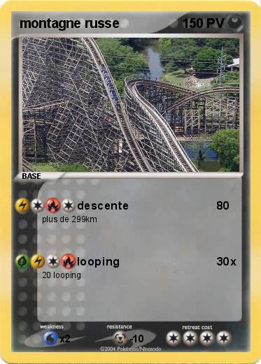 Pokemon montagne russe