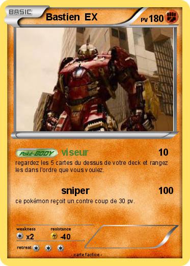 Pokemon Bastien  EX