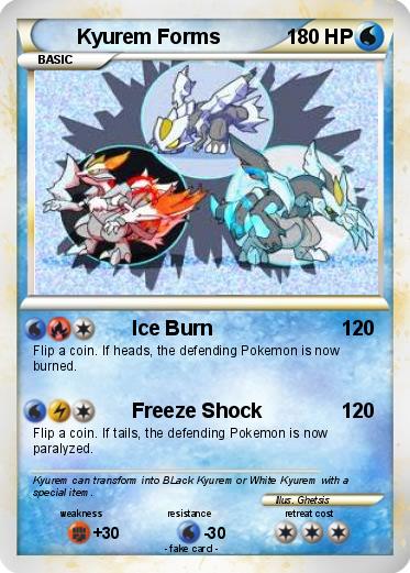 Pokemon Kyurem Forms