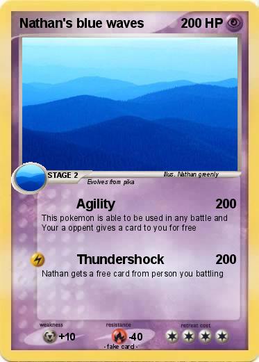 Pokemon Nathan's blue waves