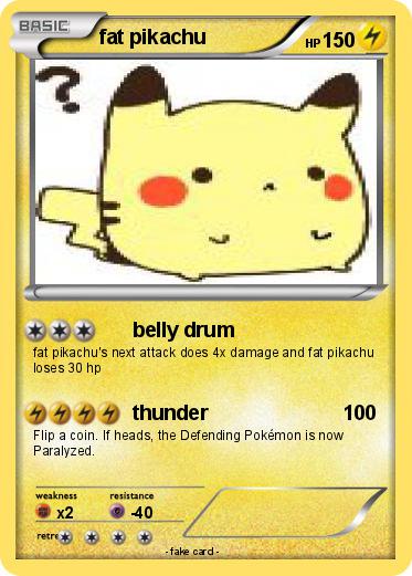 Pokemon fat pikachu