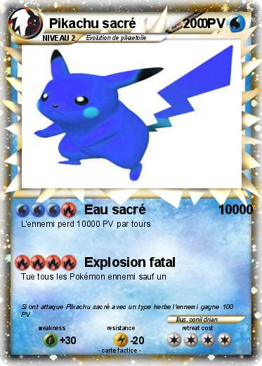 Pokemon Pikachu sacré                  0