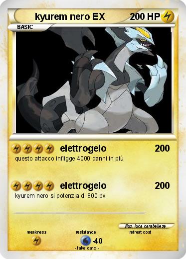 Pokemon kyurem nero EX