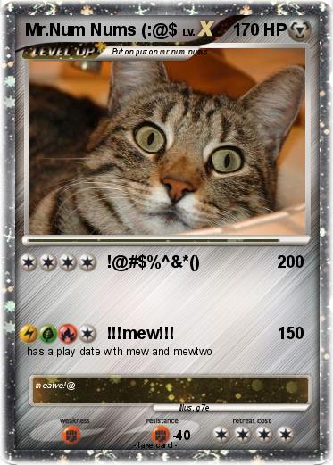 Pokemon Mr.Num Nums (:@$