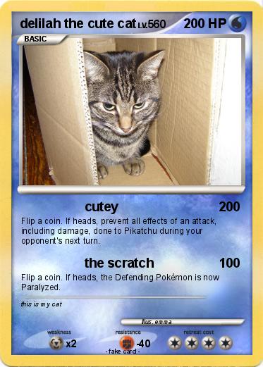 Pokemon delilah the cute cat
