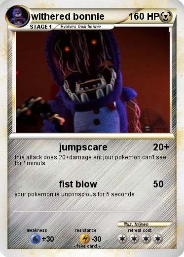 Pokemon withered bonnie