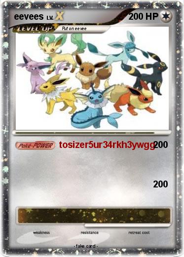 Pokemon eevees