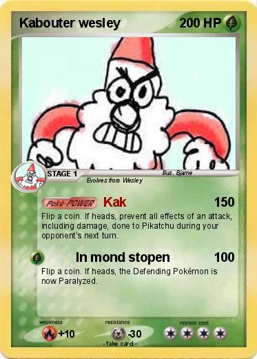 Pokemon Kabouter wesley
