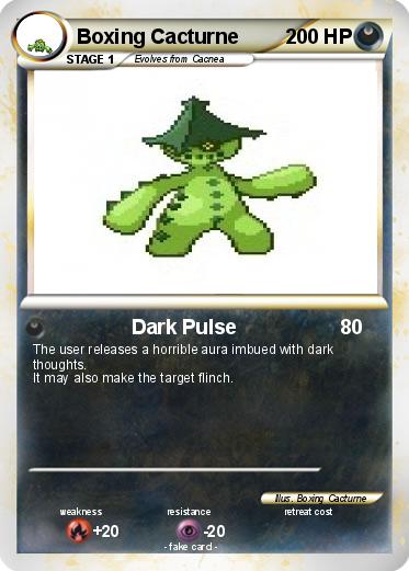 Pokemon Boxing Cacturne