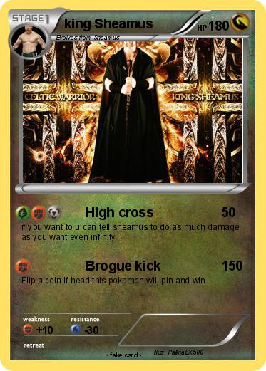 Pokemon king Sheamus