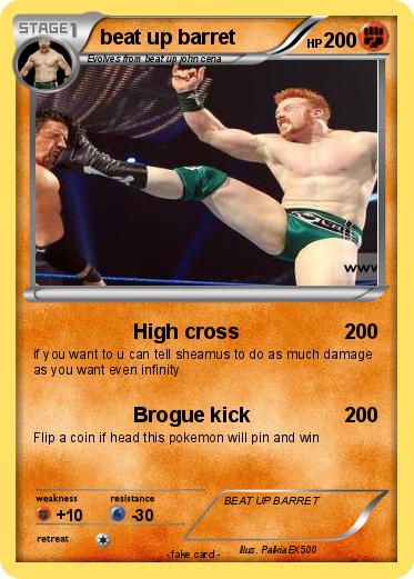 Pokemon beat up barret