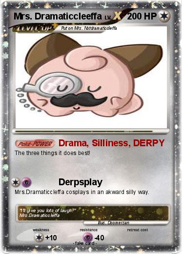 Pokemon Mrs. Dramaticcleeffa