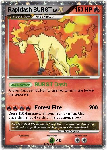 Pokemon Rapidash BURST