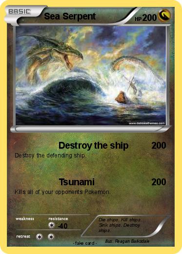 Pokemon Sea Serpent