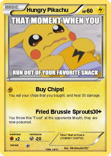 Pokemon Hungry Pikachu