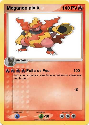 Pokemon Meganon niv X 