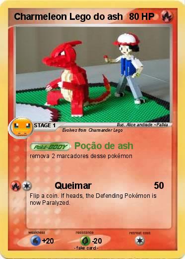 Pokemon Charmeleon Lego do ash