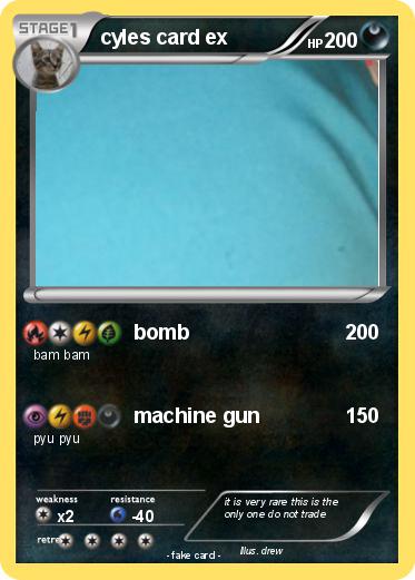 Pokemon cyles card ex