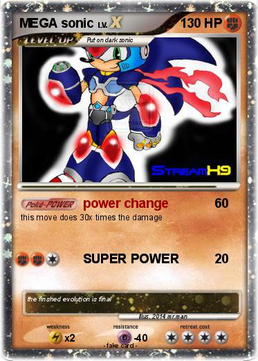 Pokemon MEGA sonic
