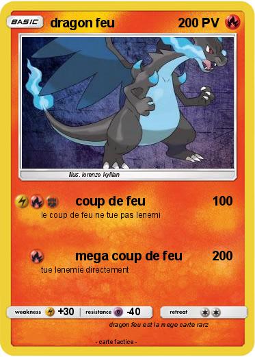 Pokemon dragon feu