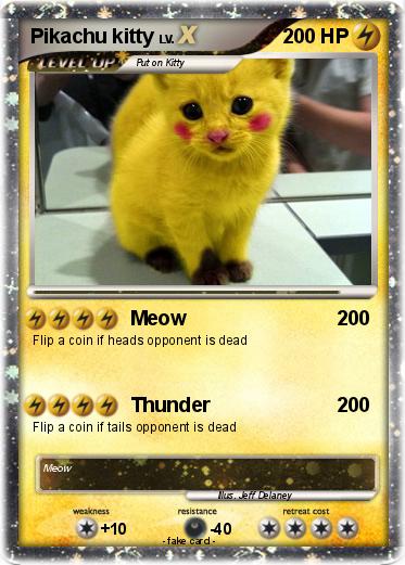 Pokemon Pikachu kitty