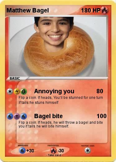 Pokemon Matthew Bagel