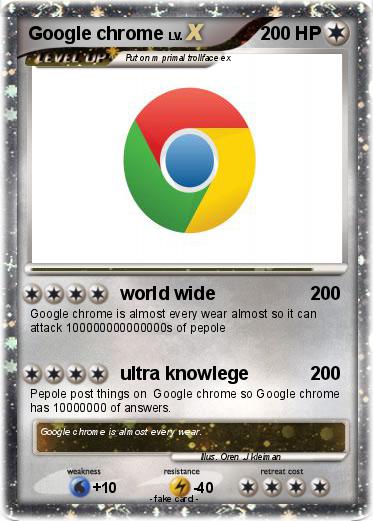 Pokemon Google chrome