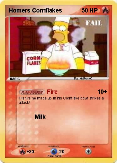Pokemon Homers Cornflakes
