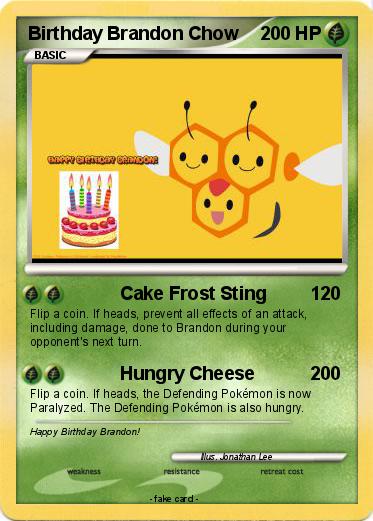 Pokemon Birthday Brandon Chow