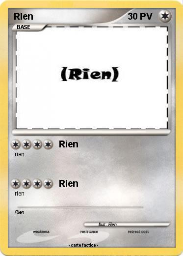Pokemon Rien