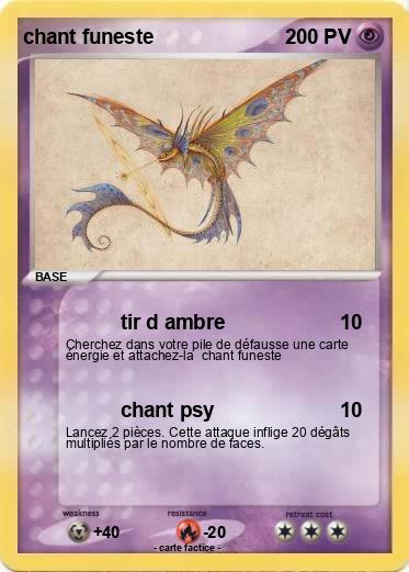 Pokemon chant funeste