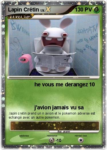 Pokemon Lapin Crétin