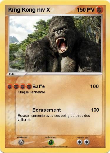 Pokemon King Kong niv X