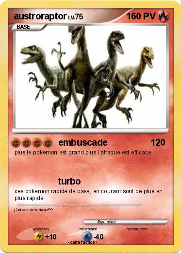 Pokemon austroraptor