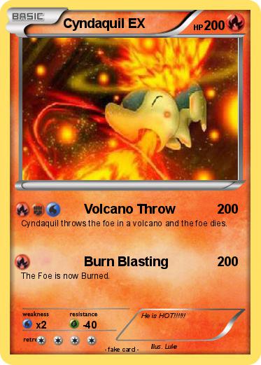 Pokemon Cyndaquil EX