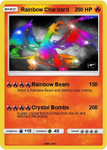 Pokemon Rainbow Charizard
