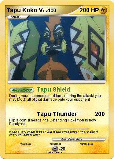 Pokemon Tapu Koko V