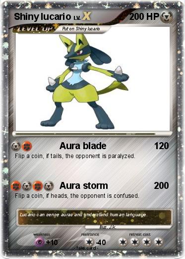 Pokemon Shiny lucario