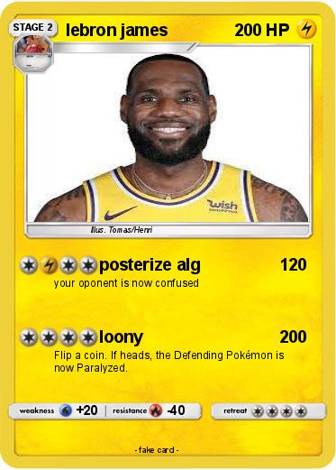 Pokemon lebron james