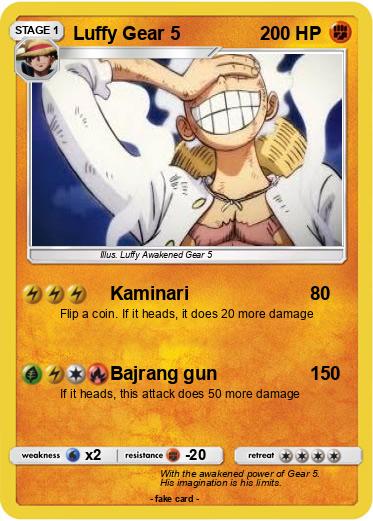 Pokemon Luffy Gear 5