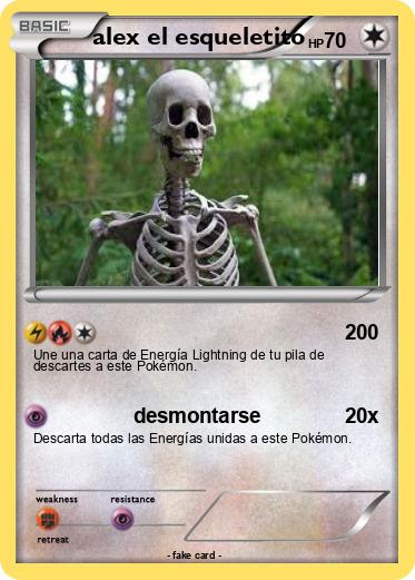 Pokemon alex el esqueletito