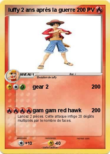 Pokemon luffy 2 ans après la guerre