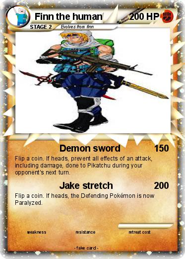 Pokemon Finn the human